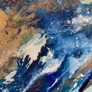 Mixed Media Canvas creation for a young teenager’s room